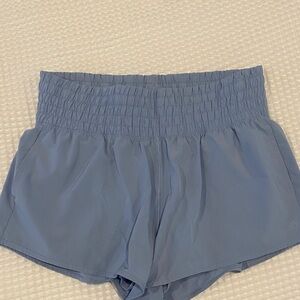 Aerie High-Waisted Light Blue Shorts